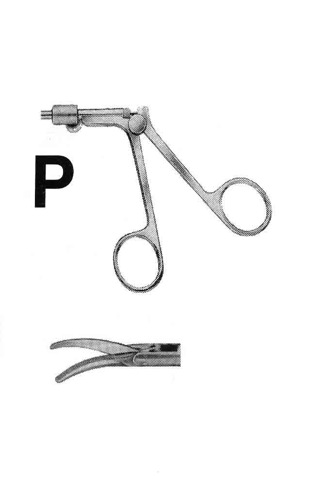 İZOLESİZ MAKAS P MODEL SAPLI  ÇAP : 5MM L:36CM